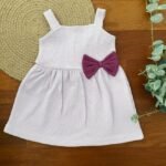 Waffle Side Bow Dress - Image 2