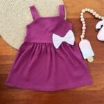 Waffle Side Bow Dress - Image 4