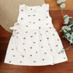 Printed Tying Wrap Dress - Image 5