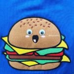 Burger Tee with Wobbly Eyes & Grindle Shorts - Image 2