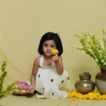 Khadi Hearts Embroidered Back Tying Top and Skirt - Image 2