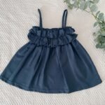 Ruffle Linen Dress - Image 3