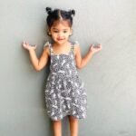 Criss Cross Frill Dress