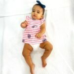 Frill Sleeve Dress Onesie