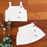 Button Down Skirt & Top Co Ord Set - Image 2