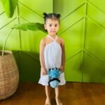 Back Loop Tying Hakoba Frill Dress - Image 3