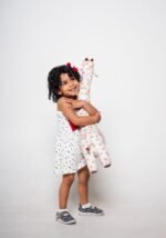 Printed Big Bow Dress - Image 5