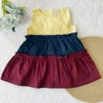 Three Tier Colour Block Dress - Image 2