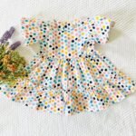 Volume Sleeved Printed Layered Dress - Image 4