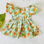 Volume Sleeved Printed Layered Dress - Image 5