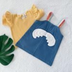 Denim Wings Dungarees and Ribbed Top - Image 2