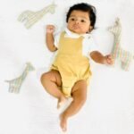 Twill Romper with Polo Tee