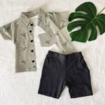 Airtex Full Open Tee with Sleeveless Tee & Denim Shorts - Image 3