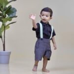 Lycra Denim Suspender & Polo Tee - Image 4