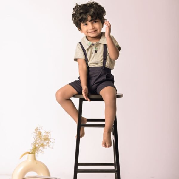 Airtex Printed Tee & Twill Suspender