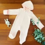 Teddy Hooded Quilted Footsie - Image 3