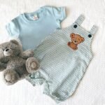 Teddy Striped Romper & Tee - Image 2