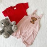 Teddy Striped Romper & Tee - Image 4