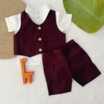 Twill Waiscoat Set and Collared Tee - Image 6