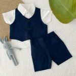 Twill Waiscoat Set and Collared Tee - Image 5