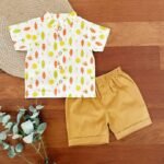 Printed Shirt and Twill Shorts - Image 3