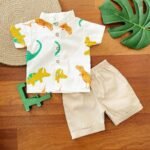 Printed Shirt and Twill Shorts - Image 4