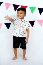 Printed Shirt and Twill Shorts - Image 6