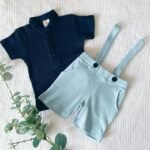 Mandarin Tee and Knit Suspender - Image 3