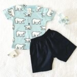 Printed Tee and Shorts with Pockets - Image 3