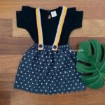 Rainbow Strap Denim Suspender Skirt & Top - Image 5