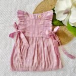 Brocade Side Tying Frill Dress - Image 3