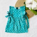 Brocade Side Tying Frill Dress - Image 4