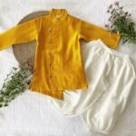 Brocade Silk Kurta & Dhoti Pants - Image 5