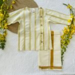 Kasavu Kurta and Mundu - Image 2