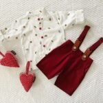 Printed Mandarin Full Sleeve Shirt and Shorts Suspender - Image 3