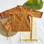 Ajrakh Kurta and Mundu - Image 2