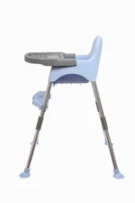 3 in 1 Bobo Blue Baby Dining Chair with Footrest and Tray - Image 4