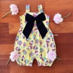 Printed Jumpsuit with Bow - Image 4