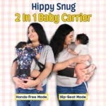 Hippy Snug - 2 in 1 Ergonomic, Detachable Hip Seat Baby Carrier
