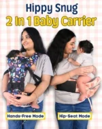 Hippy Snug - 2 in 1 Ergonomic, Detachable Hip Seat Baby Carrier