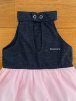 Halter Shimmer Soft Net Dress - Image 2