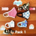 Family pack Face Masks {4 pcs}
