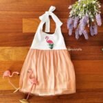 Flamingo Back Tying Net Dress - Image 5