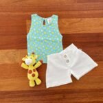 Printed Crop Top & Twill Shorts - Image 5