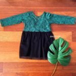 Full Sleeve Lace Dress With Bow - Image 5