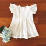 Pleated Golden Shimmer Dress - Image 2