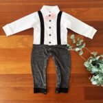 Mock Suspender Onesie - Image 2