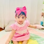 Frill Sleeve Checked Dress