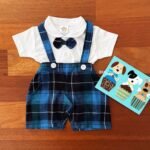 Plaid Suspender & Tee