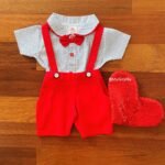 Printed Shirt & Twill Suspender